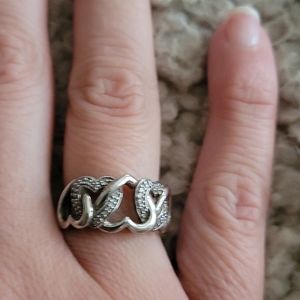 Diamond Accent Sterling silver ring